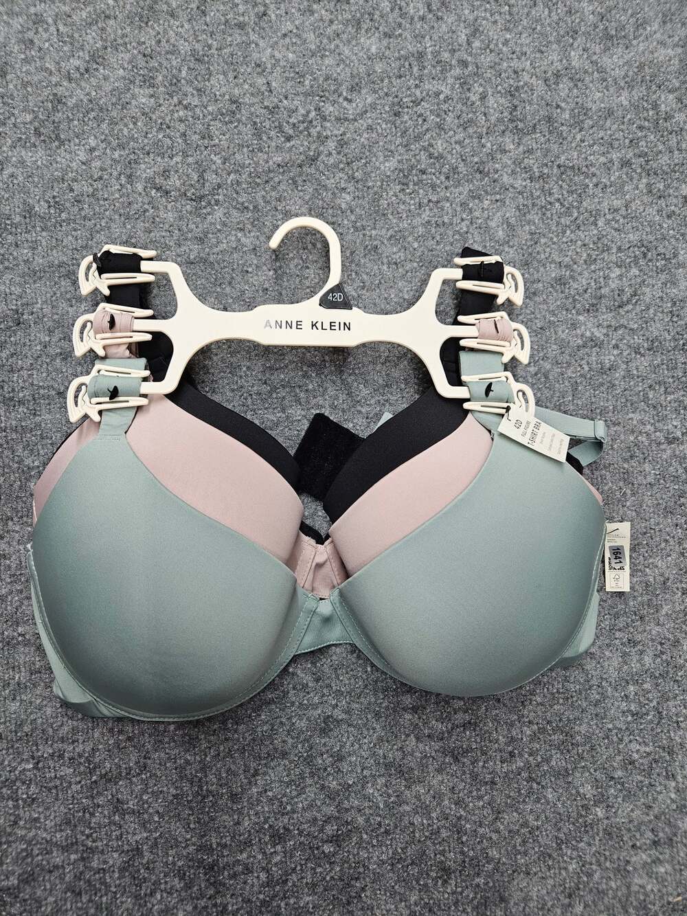 Anne Klein T-Shirt Bra Size 42D Multicolor New